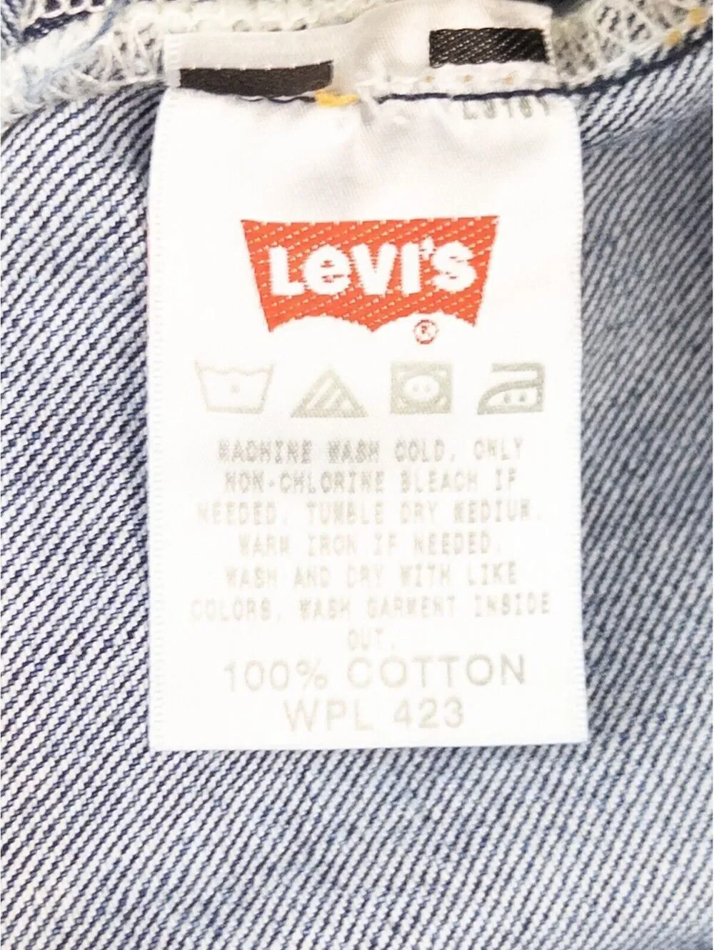 Levi's Y2K 501 Original Straight Leg Blue Jeans Size 38x30